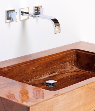 wooden-basin